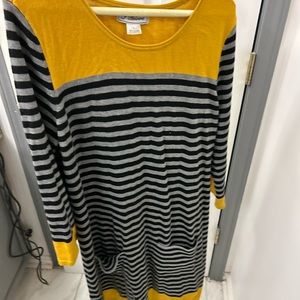 J HOWARD sweater dress.